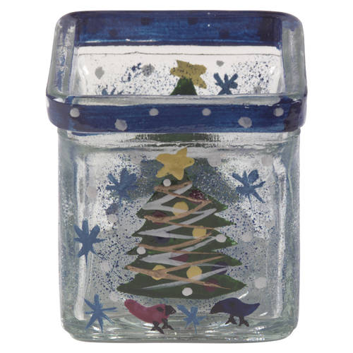 Winter Wonderland Glassware Votive Candleholder