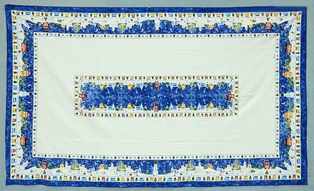 Winter Wonderland 104" X 64" Rectangular  Tablecloth