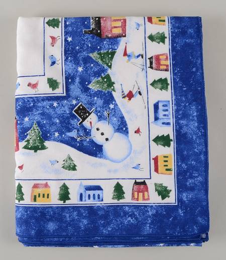 Winter Wonderland 62" X 104" Oblong Tablecloth by Nikko