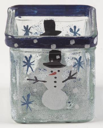 Winter Wonderland Glassware Votive Candleholder