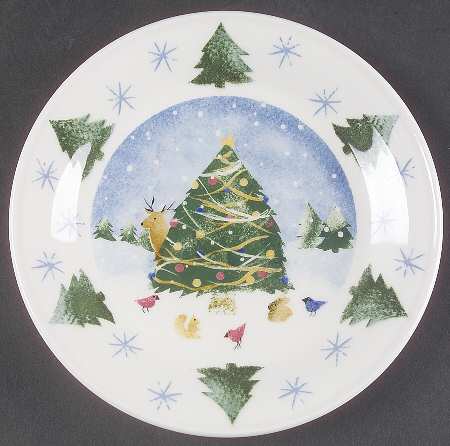 Winter Wonderland Bread & Butter Plate