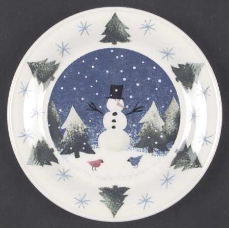 Winter Wonderland Bread & Butter Plate