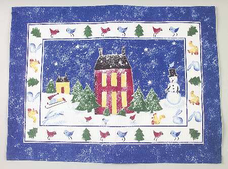 Winter Wonderland Cloth Placemat