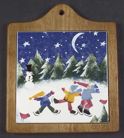 Winter Wonderland Wood Frame Trivet
