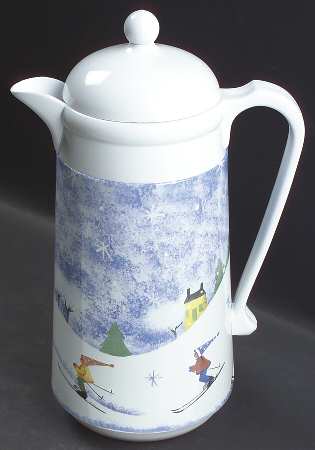 Winter Wonderland Plastic Thermos/Carafe & Lid