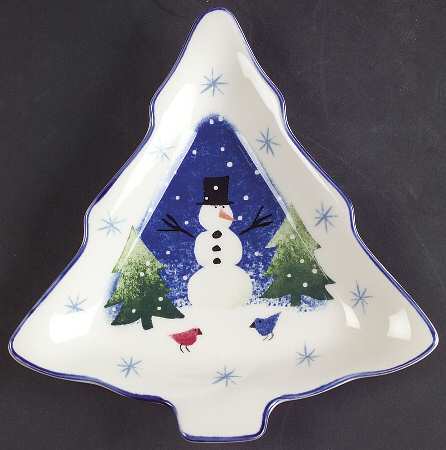 Winter Wonderland Small Tree Shaped Dish