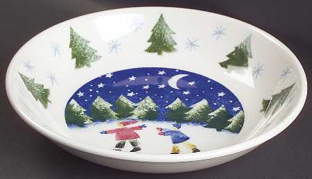 Winter Wonderland 8" Soup/Pasta Bowl