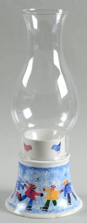Winter Wonderland Hurricane Lamp & Globe