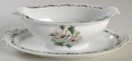 N1139 Gravy Boat with Attached Underplate