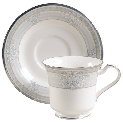 Madison Court Footed Cup & Saucer Set
