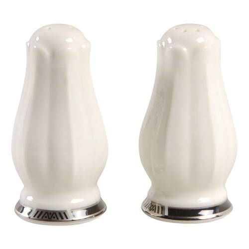 Gilded Platinum Salt & Pepper Set