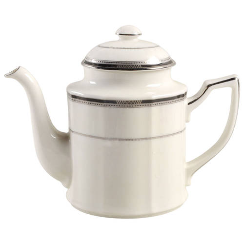 Gilded Platinum Tea/Coffee Pot & Lid