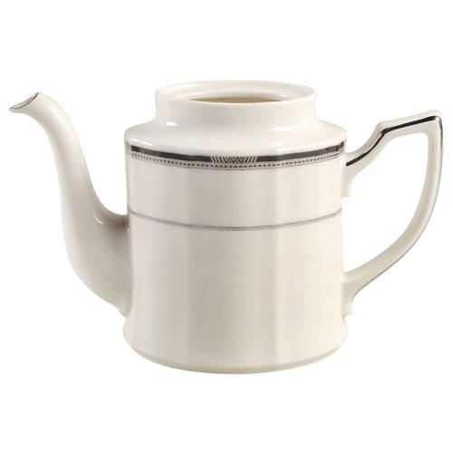Gilded Platinum Tea/Coffee Pot No Lid