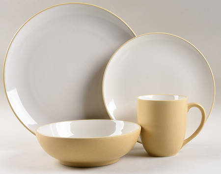 Colorwave Yellow 4 Piece Place Setting