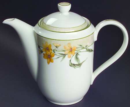 Garden Sunrise Tea/Coffee Pot & Lid