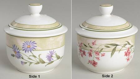 Garden Sunrise Sugar Bowl & Lid