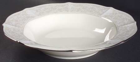Imperial Lace Rim Soup Bowl by Noritake