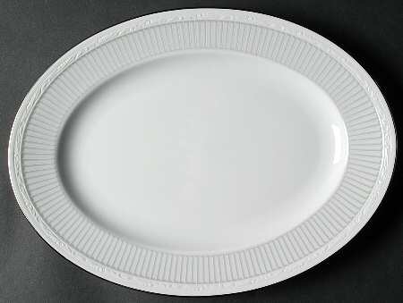 Sheridan Platinum 13" Oval Serving Platter