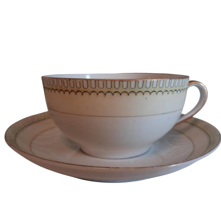 N1158 Flat Cup & Saucer Set