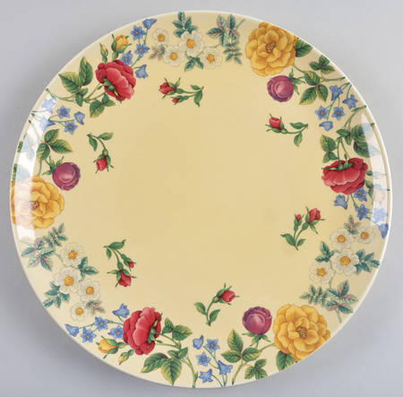 Rose Garden 12" Chop Plate (Round Platter)