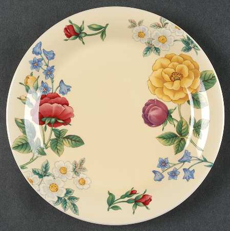 Rose Garden Bread & Butter Plate