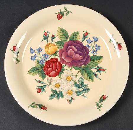 Rose Garden Salad/Dessert Plate