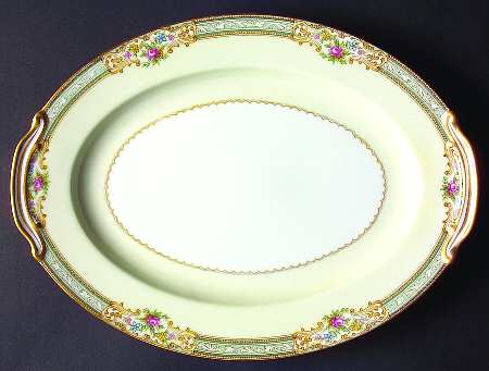 Lynbrook (4724 & NO #) 12" Oval Serving Platter