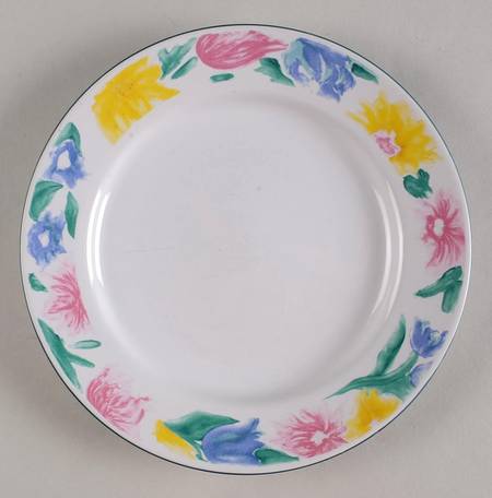 Painter's Palette Salad Plate