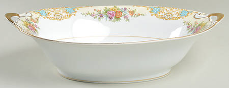 N561cr 10" Oval Vegetable Bowl