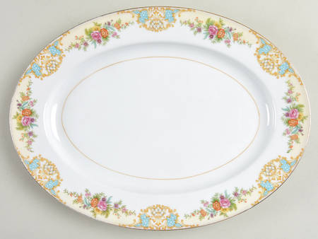 N561cr 11" Oval Serving Platter