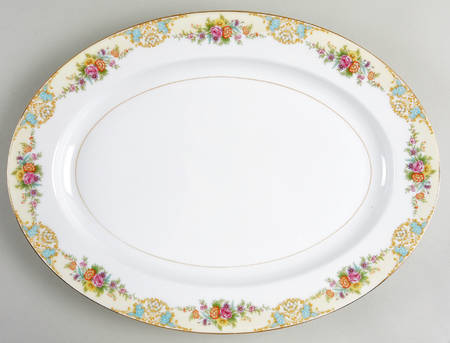N561cr 16" Oval Serving Platter