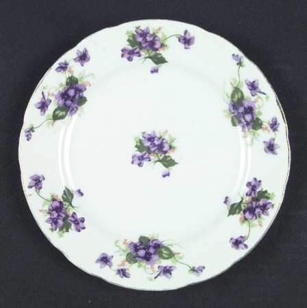 Sweet Violets Salad Plate