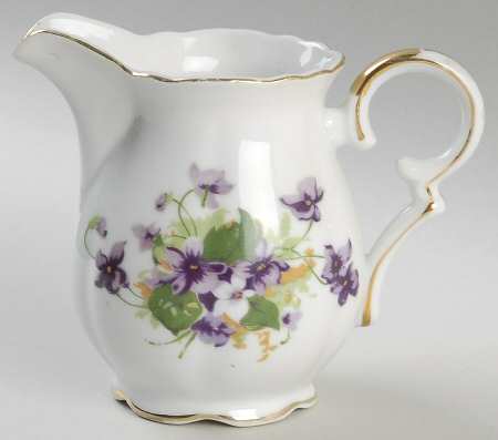 Sweet Violets Creamer by Norcrest