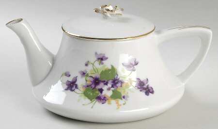 Sweet Violets Individual Teapot & Lid