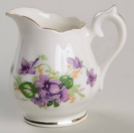 Sweet Violets Individual Creamer