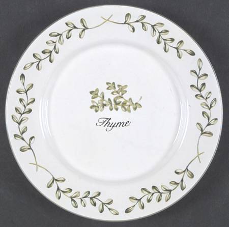 Herb Garden Salad Plate