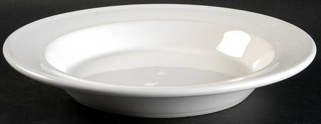 Coronado White Large Rim Soup Bowl