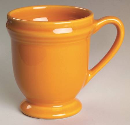 Flamingo Marigold(Orange) Footed Mug