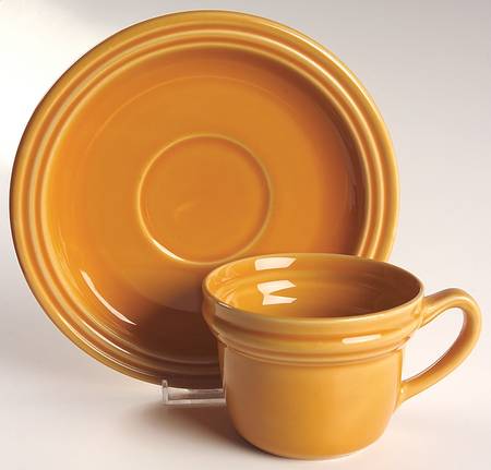 Flamingo Marigold(Orange) Jumbo Cup & Saucer Set