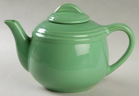 Flamingo Apple Green Teapot & Lid