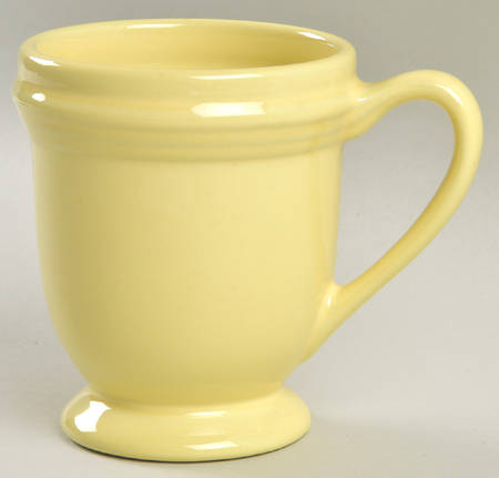 Flamingo Lemon (Yellow) Footed Mug