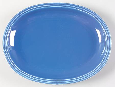 Flamingo Periwinkle(Blue) 13" Oval Serving Platter