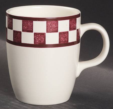 Checks Raspberry Mug