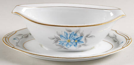 N1435 Gravy Boat with Attached Underplate