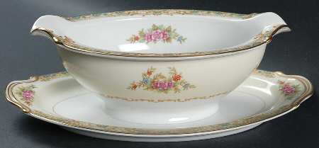 Camelot (3031 & NO #) Gravy Boat with Attached Underplate