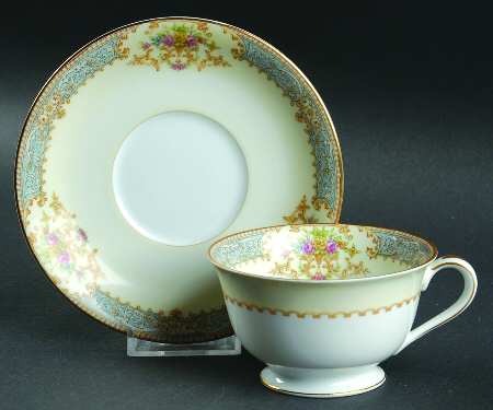 Clermont Footed Cup & Saucer Set
