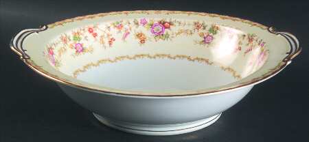 Columbine (4917) 10" Round Vegetable Bowl