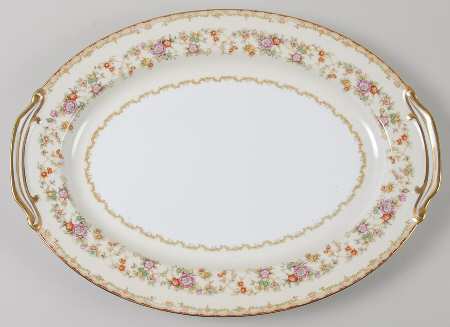 Columbine (4917) 16" Oval Serving Platter