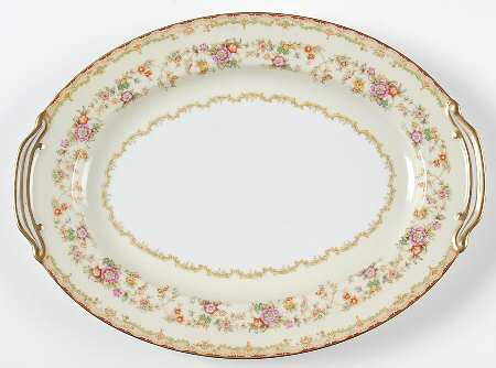 Columbine (4917) 11" Oval Serving Platter
