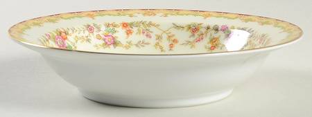 Columbine (4917) Rim Fruit/Dessert (Sauce) Bowl